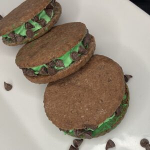 Chocolate Mint Sandwich Cookies